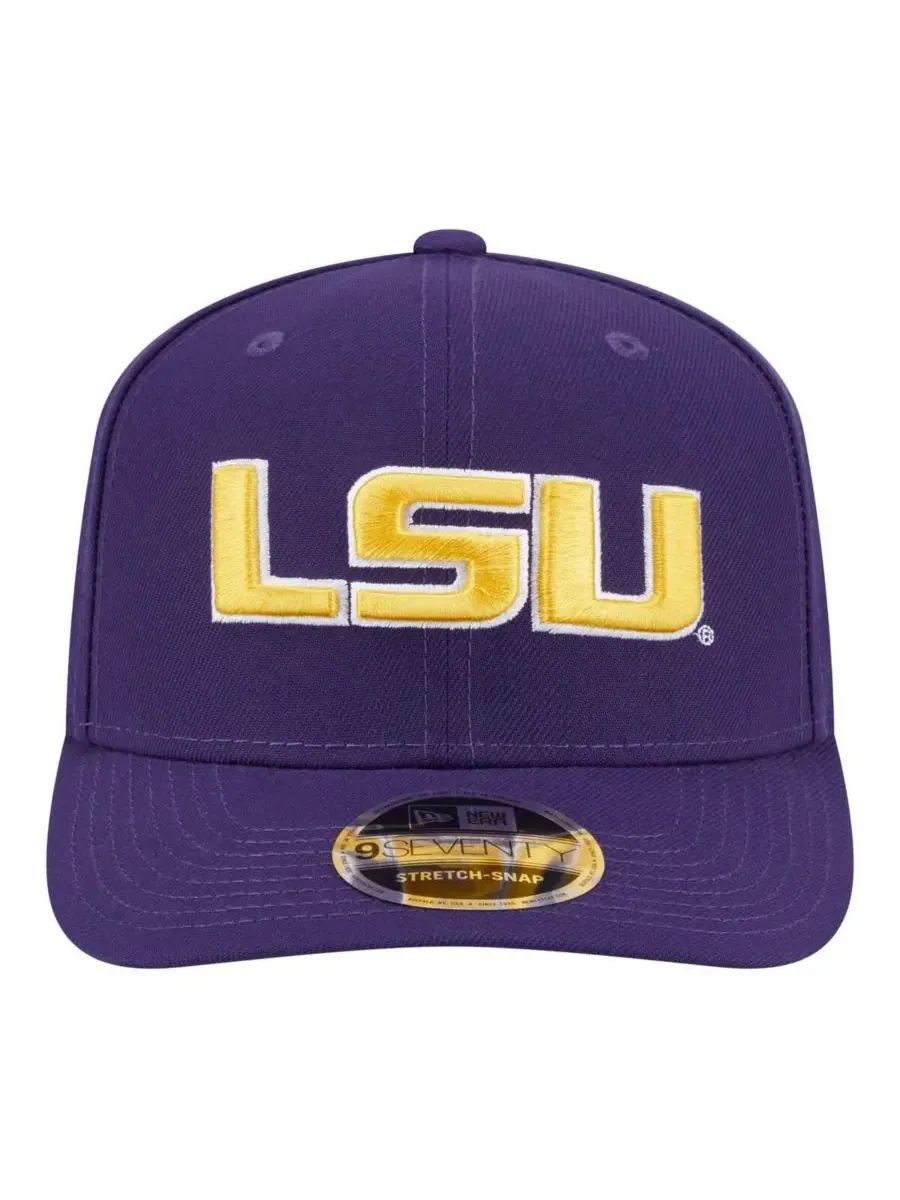 New Era Мужская фиолетовая кепка LSU Tigers Team Collective 9SEVENTY с регулируемой — изображение 5 из 5, фиолетовый