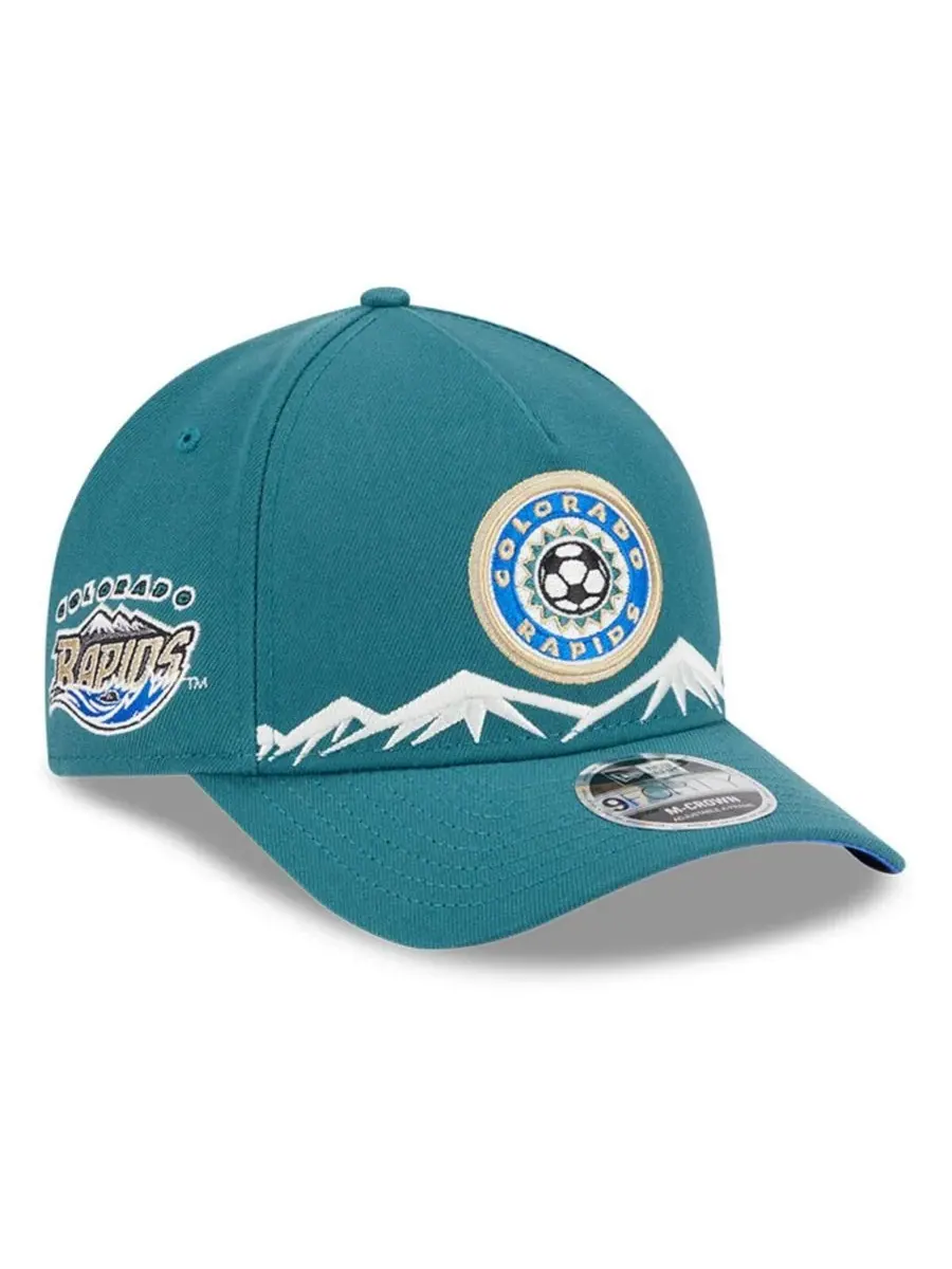New Era Мужская зеленая кепка Colorado Rapids 2025 Jersey Hook 9FORTY с регулируемой высотой тульи M — изображение 3 из 4