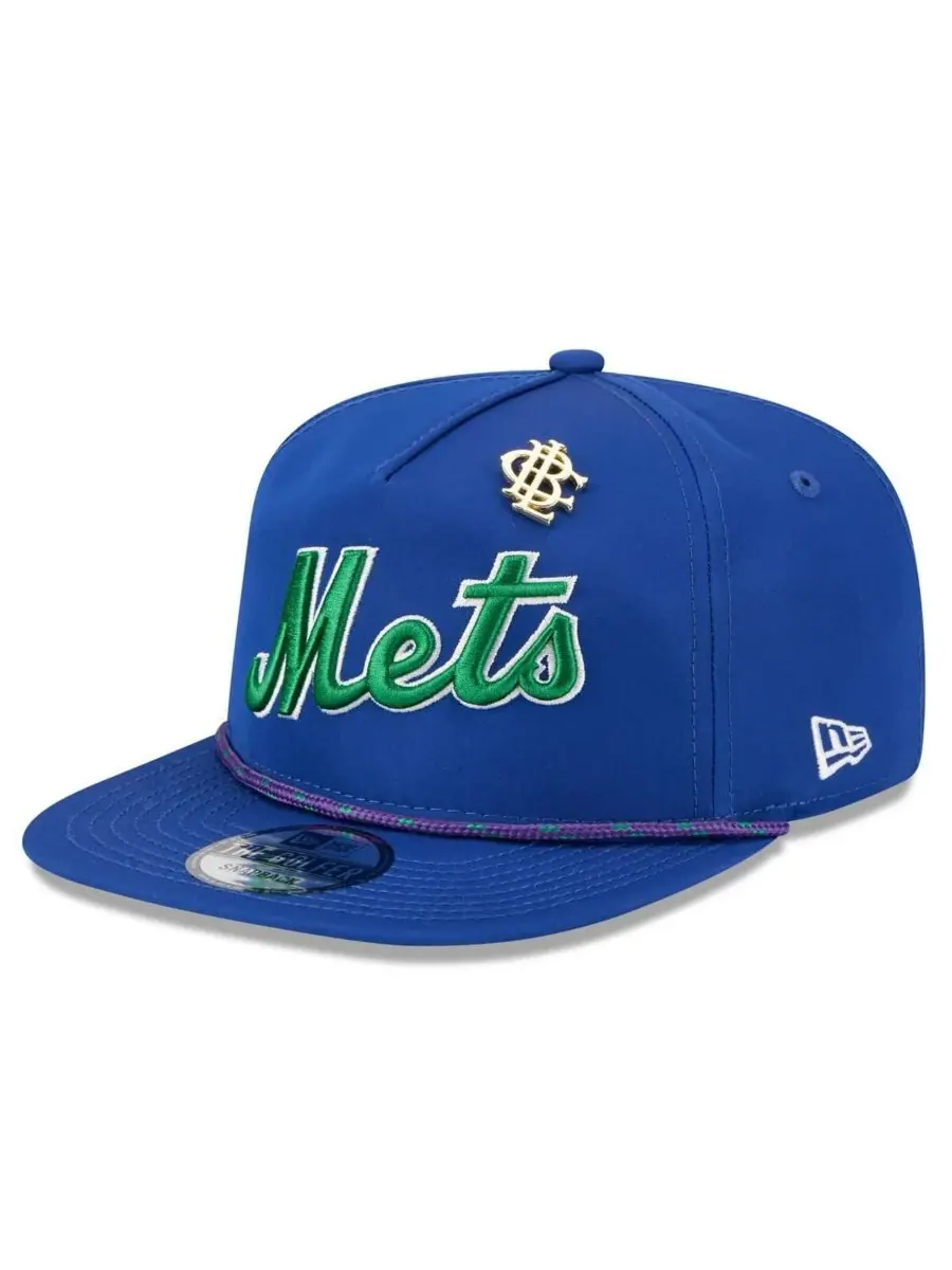 Мужская бейсболка Royal New York Mets 2025 Big League Chew Golfer Snapback New Era