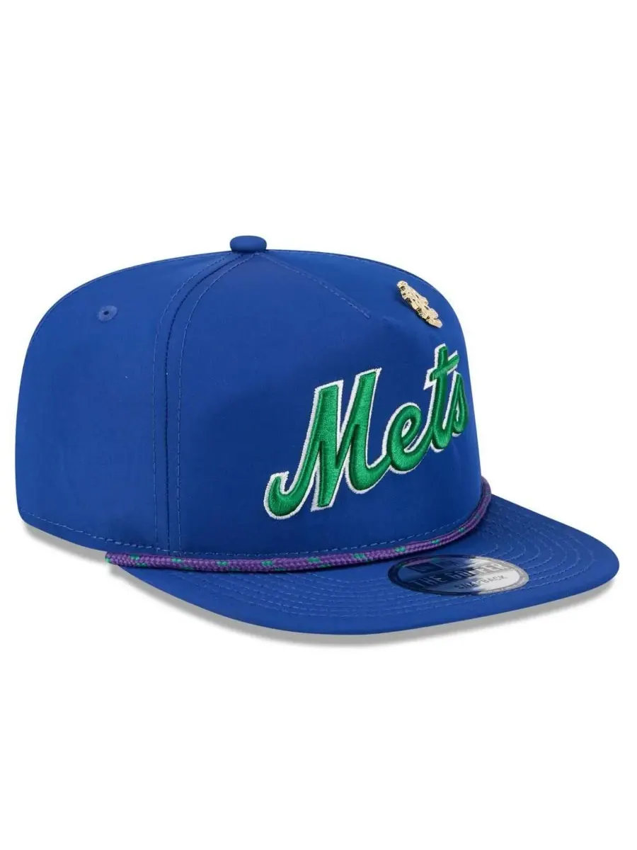 Мужская бейсболка Royal New York Mets 2025 Big League Chew Golfer Snapback New Era — изображение 3 из 4, королевский