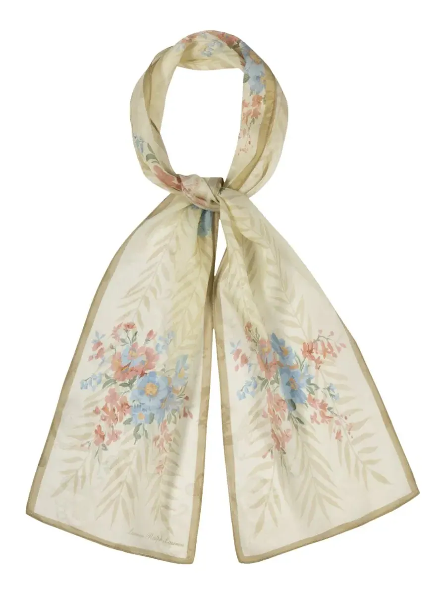 Продолговатый шарф с цветочным узором Lauren Ralph Lauren