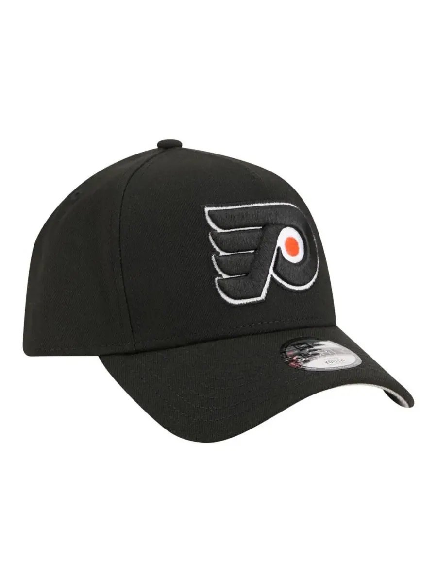 Большая детская бейсболка Philadelphia Flyers 9FORTY A-Frame с регулируемой высотой, черная New Era — изображение 4 из 5