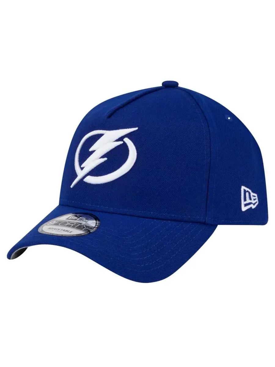 New Era Мужская синяя регулируемая кепка Tampa Bay Lightning Core A-Frame 9FORTY