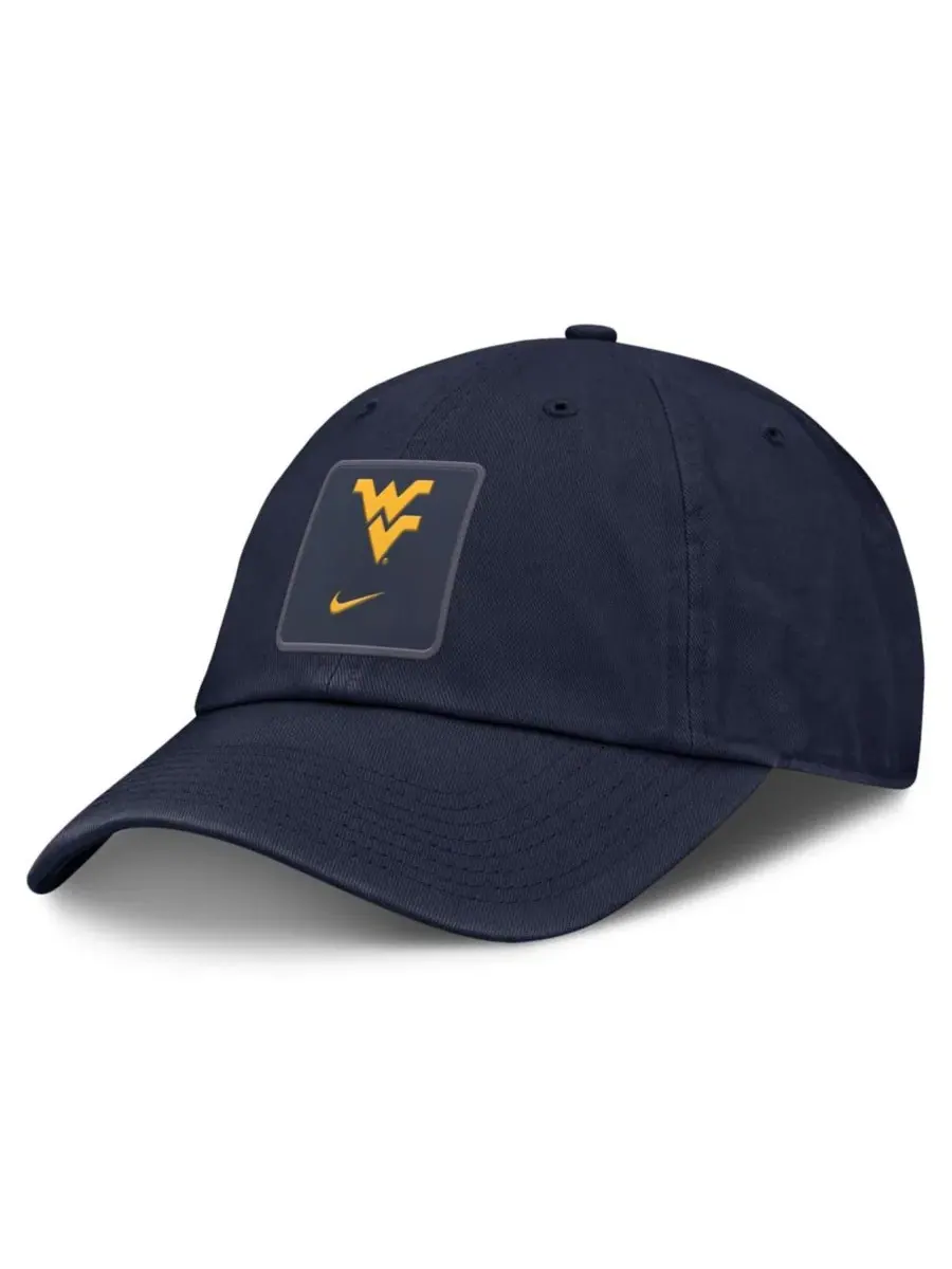 Кепка Nike 2026 Sideline Club с вышивкой West Virginia Mountaineers