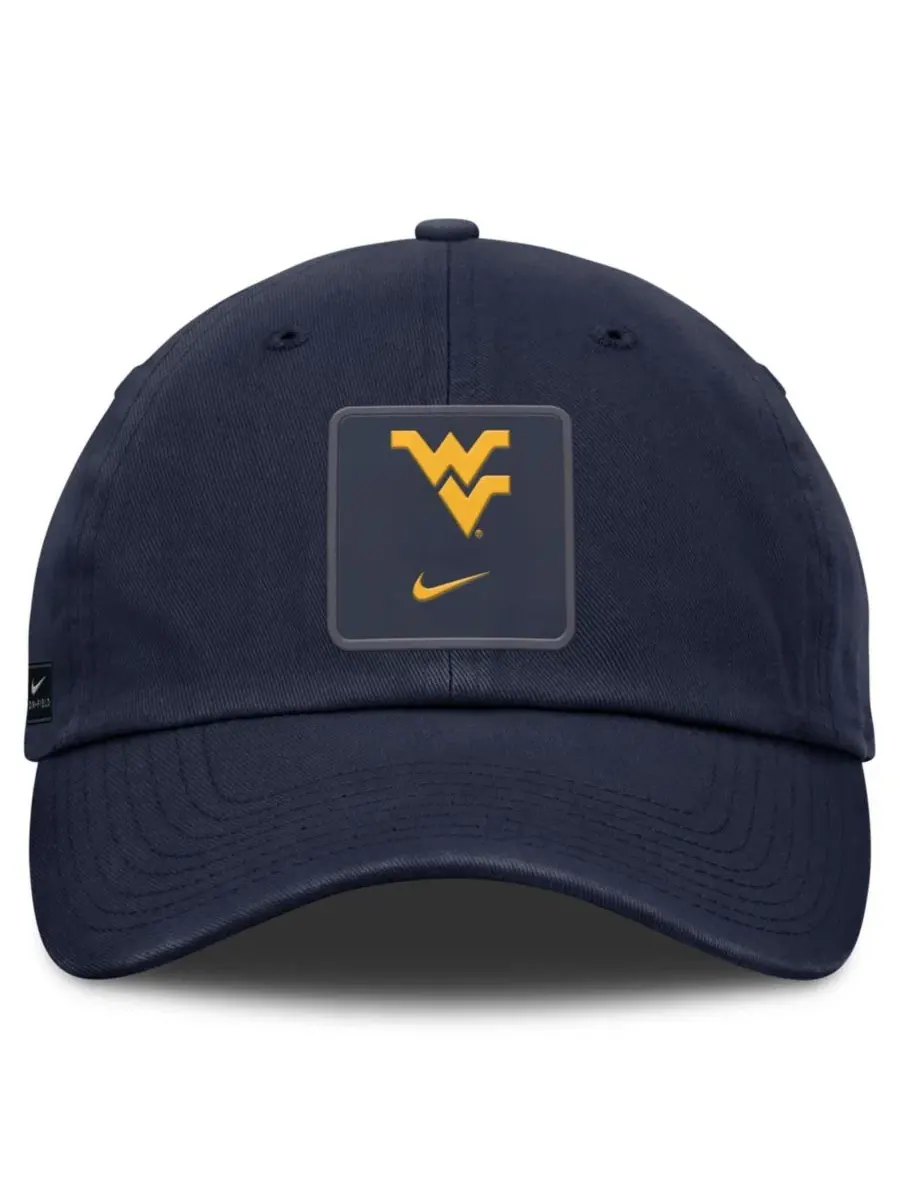 Кепка Nike 2026 Sideline Club с вышивкой West Virginia Mountaineers — изображение 2 из 4, темно-синий