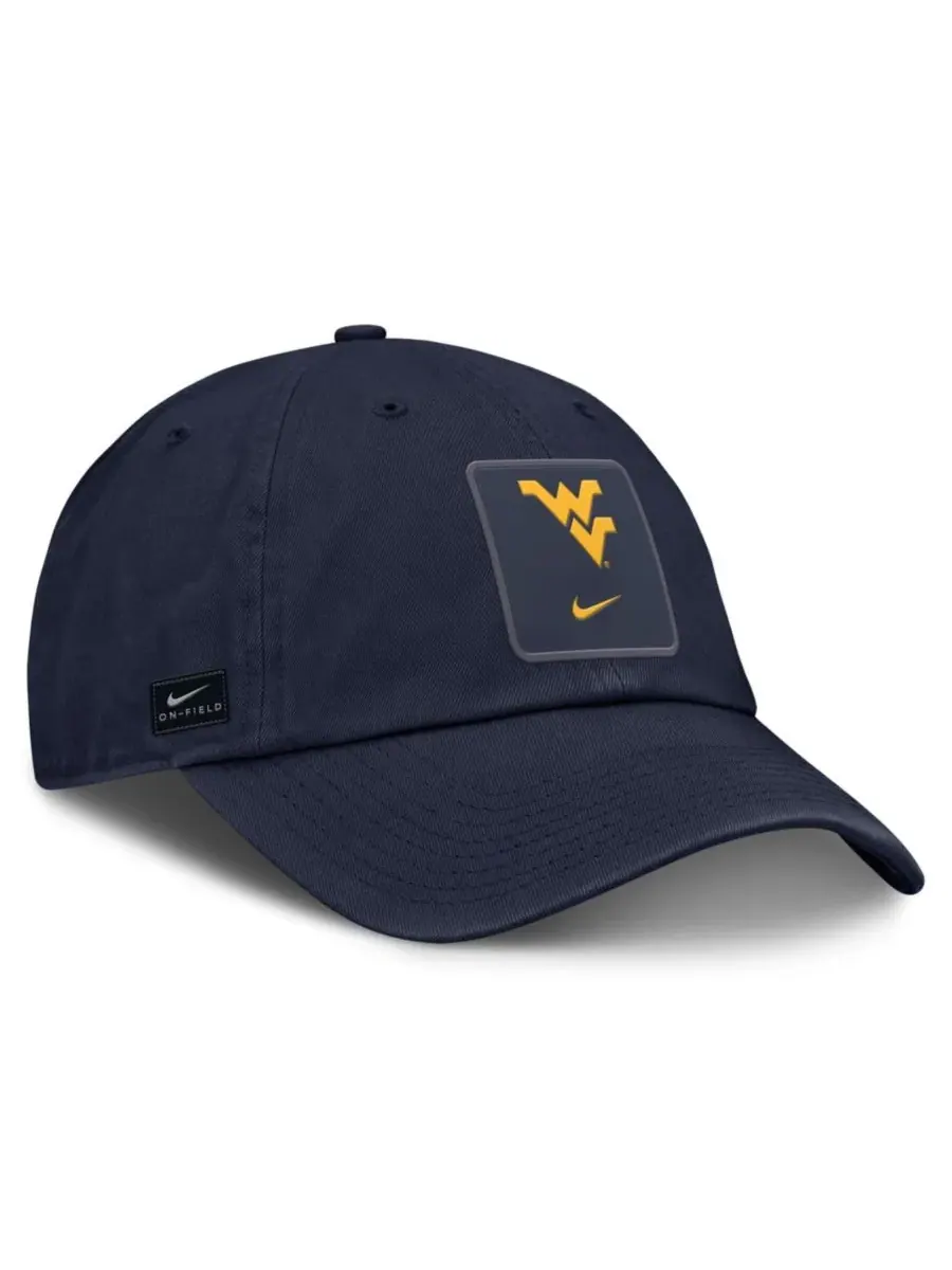 Кепка Nike 2026 Sideline Club с вышивкой West Virginia Mountaineers — изображение 3 из 4, темно-синий