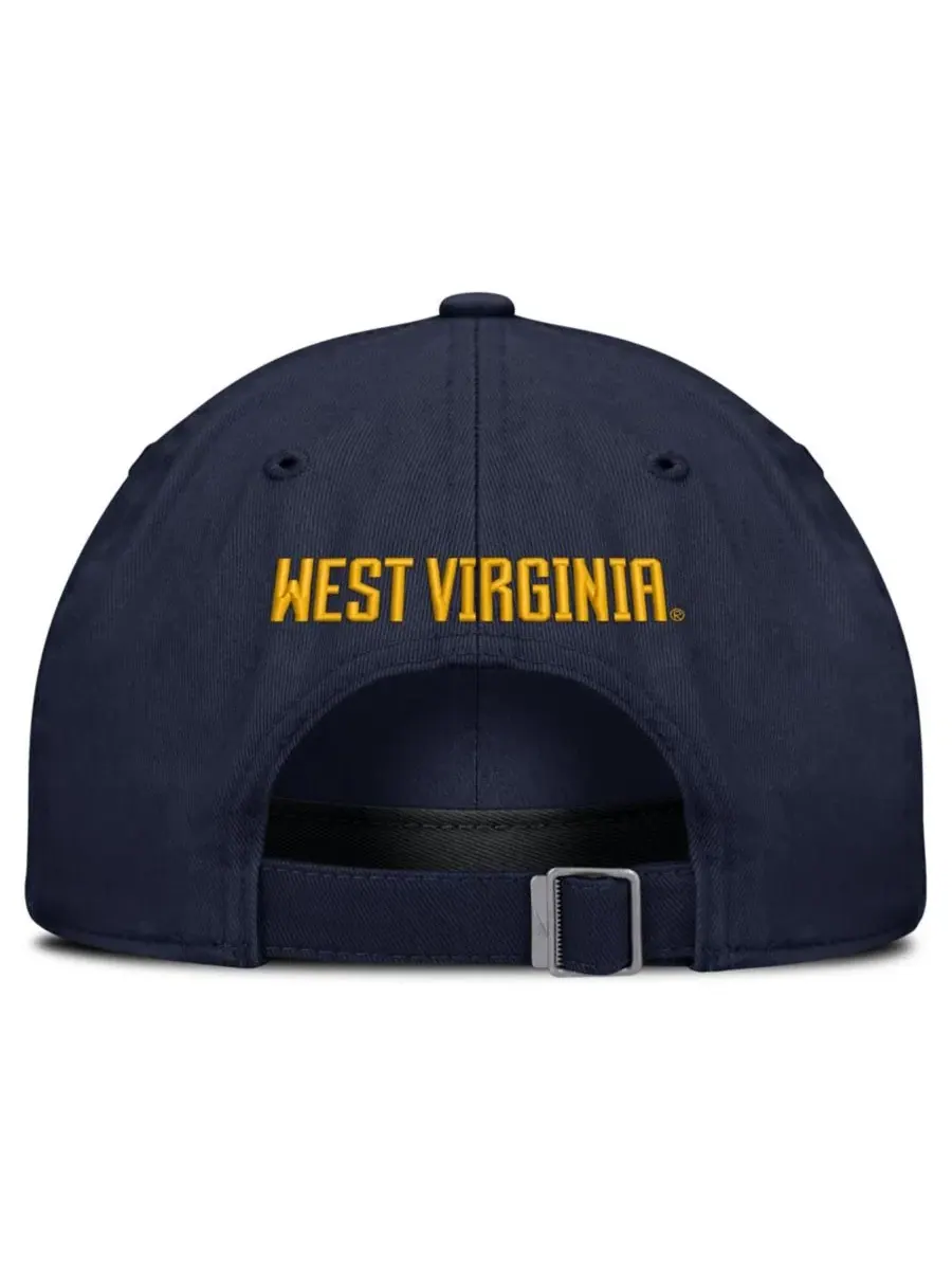 Кепка Nike 2026 Sideline Club с вышивкой West Virginia Mountaineers — изображение 4 из 4, темно-синий