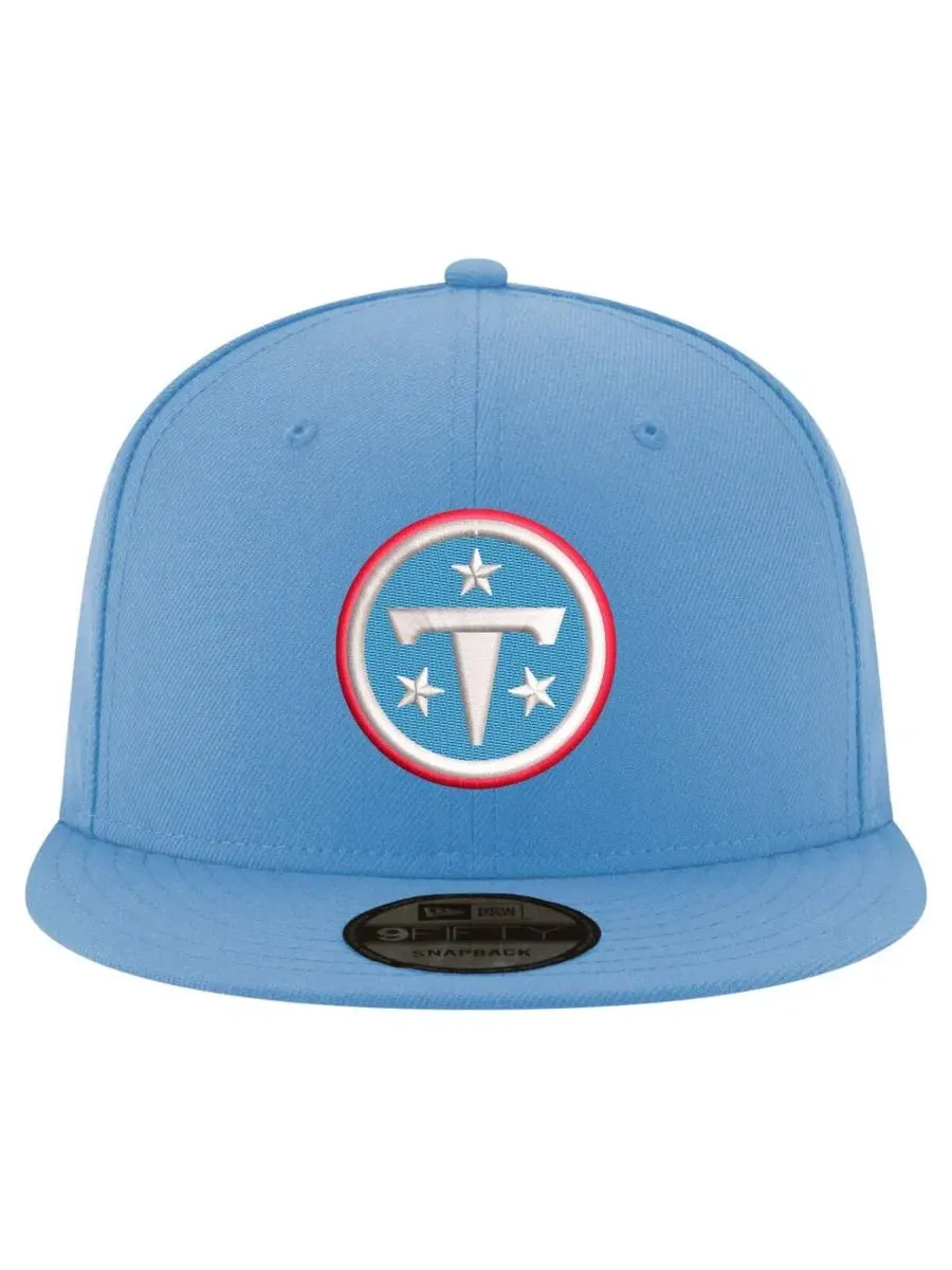 Бейсболка New Era с вышитым логотипом Tennessee Titans — изображение 2 из 4, светлый синий