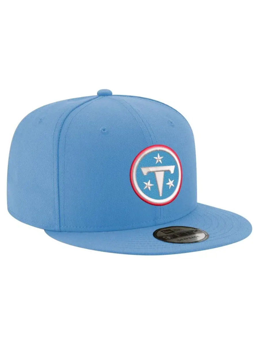 Бейсболка New Era с вышитым логотипом Tennessee Titans — изображение 3 из 4, светлый синий