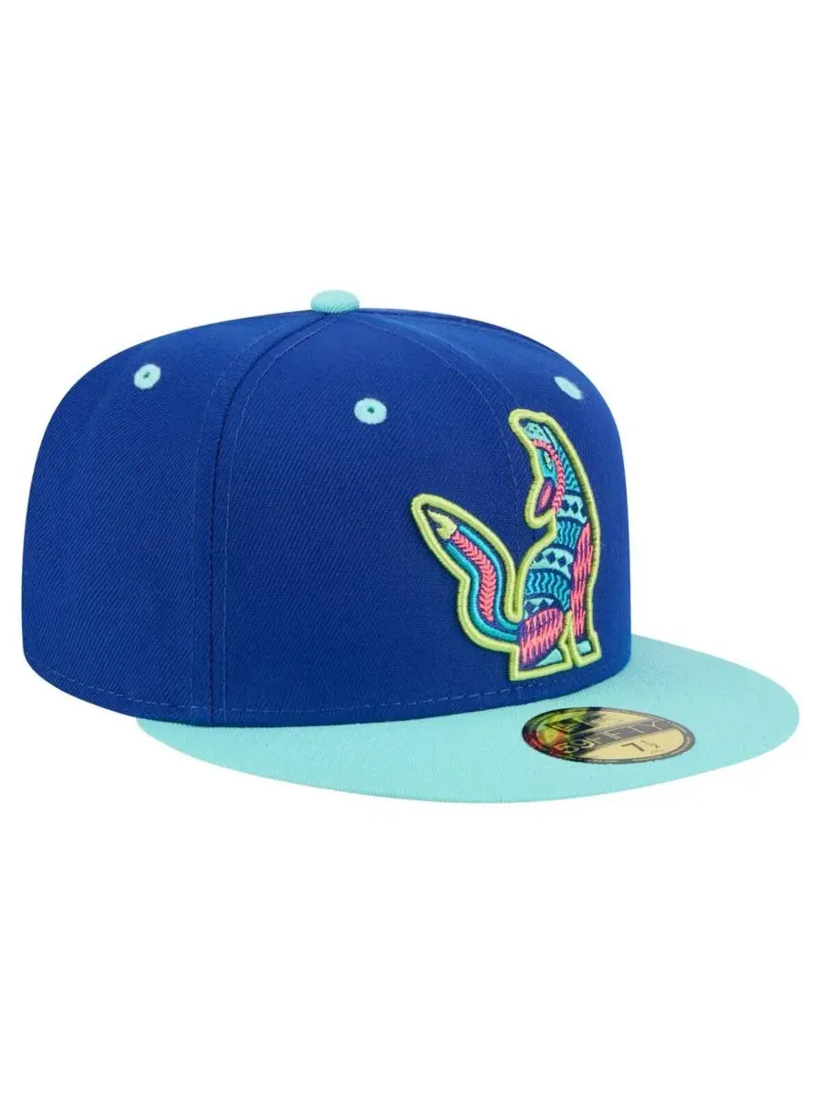 Кепка New Era 59FIFTY с вышитым логотипом Hillsboro Hops Copa de la Diversion — изображение 3 из 4, синий