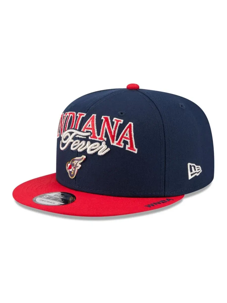 Кепка-снапбек New Era WNBA Tip-Off 2026 Metal Badge A-Frame 9FIFTY — изображение 5 из 5, темно-синий красный