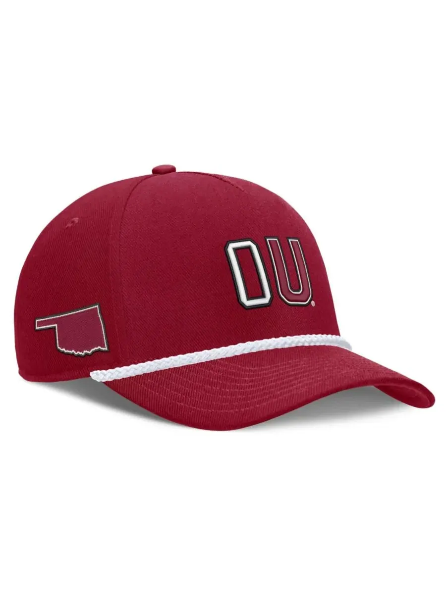 Кепка Nike Oklahoma Sooners Basketball Rise Rope Adjustable Hat