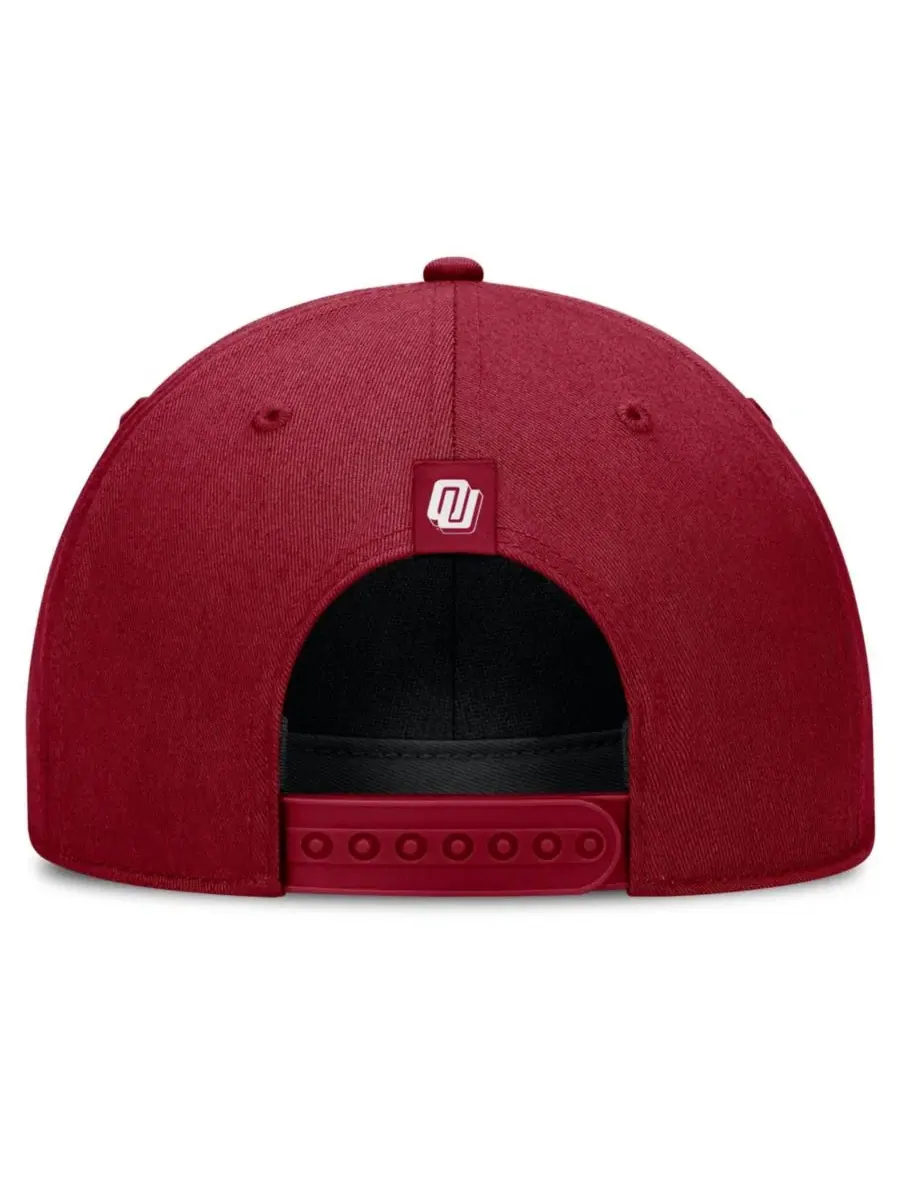 Кепка Nike Oklahoma Sooners Basketball Rise Rope Adjustable Hat — изображение 4 из 4, красный