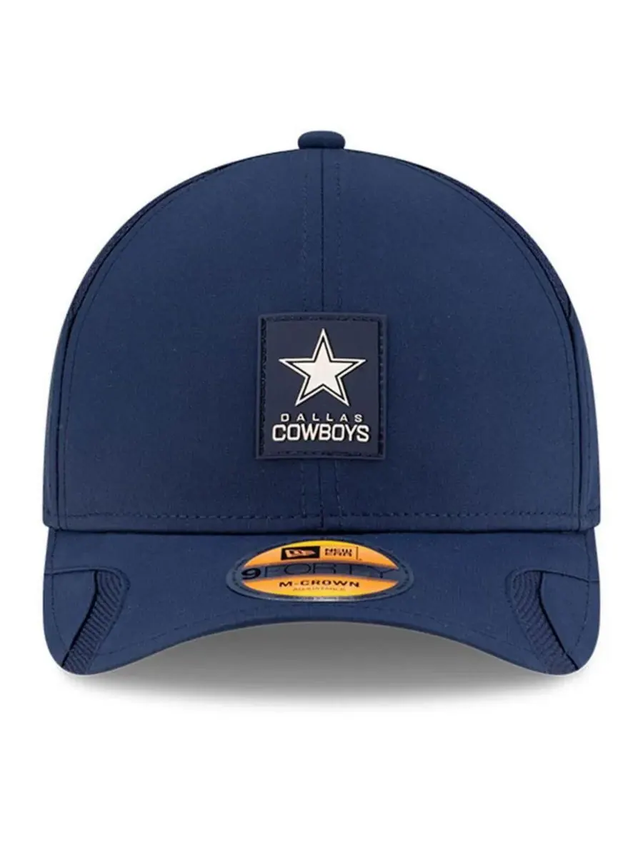 New Era Мужская темно-синяя кепка Dallas Cowboys 2025 Sideline M-Crown 9FORTY с регулируемой — изображение 5 из 5