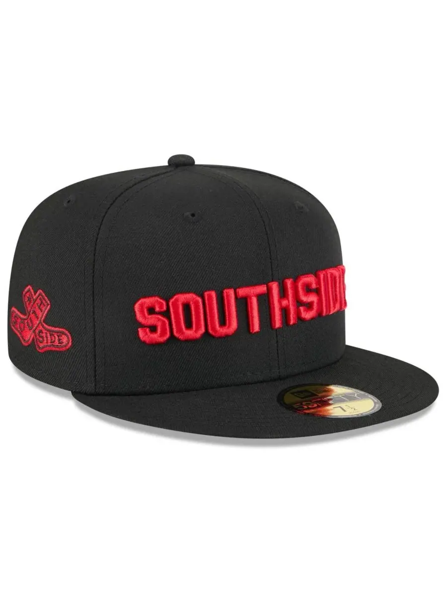 New Era Мужская черная бейсболка Chicago White Sox 2025 City Connect Fan Pack 59FIFTY