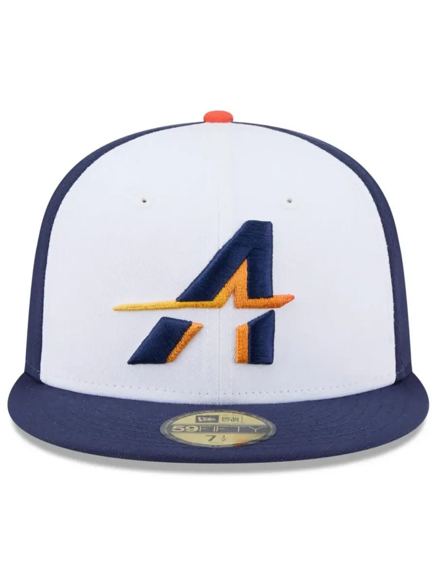 New Era Мужская бейсболка Houston Astros 2025 City Connect 59FIFTY белого/темно-синего цвета — изображение 2 из 5