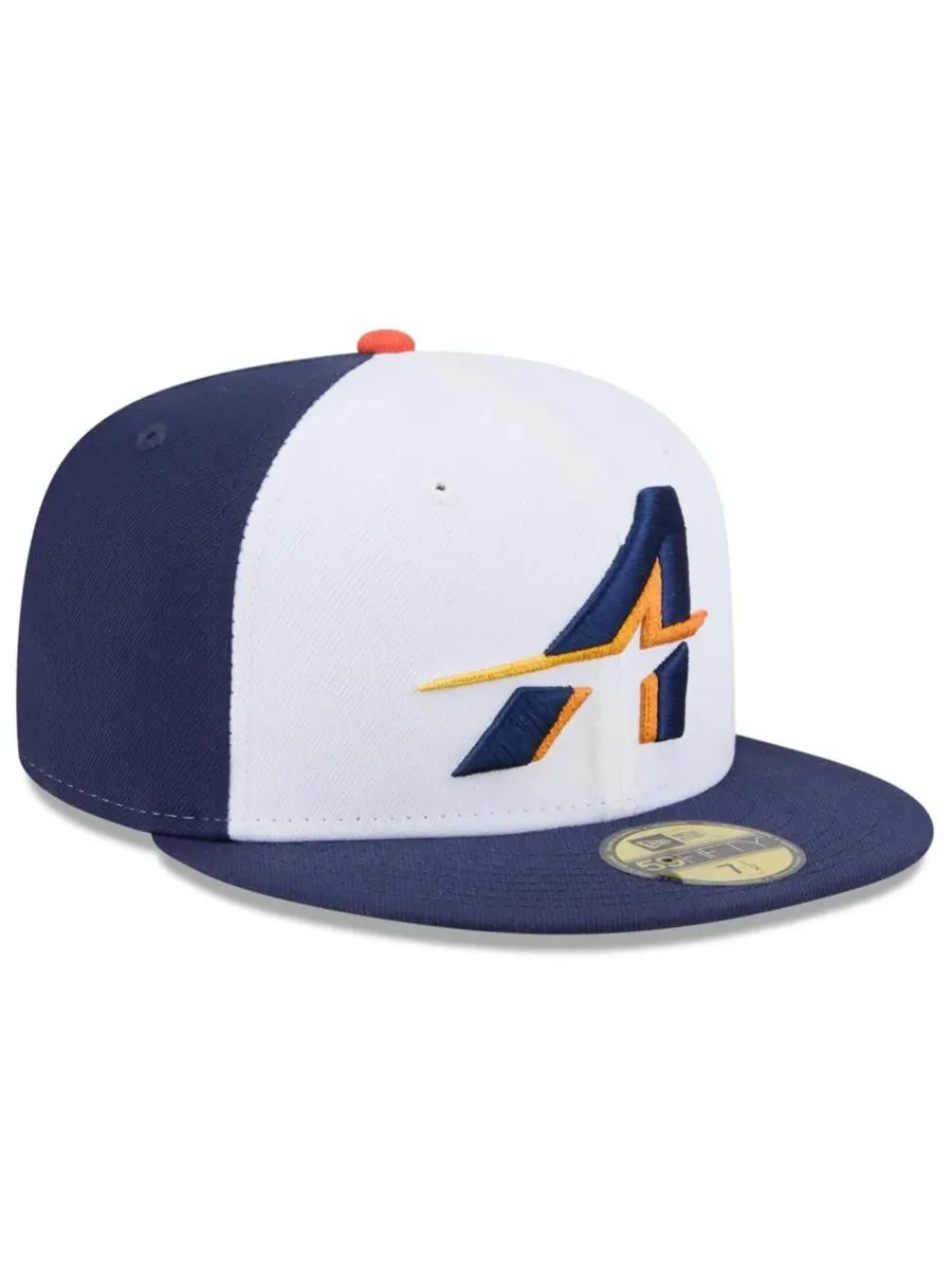 New Era Мужская бейсболка Houston Astros 2025 City Connect 59FIFTY белого/темно-синего цвета — изображение 3 из 5