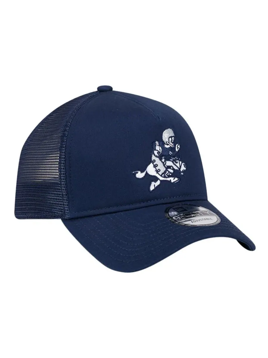 New Era Мужская темно-синяя кепка-тракер Dallas Cowboys Retro Main A-Frame Trucker 9FORTY с — изображение 4 из 4