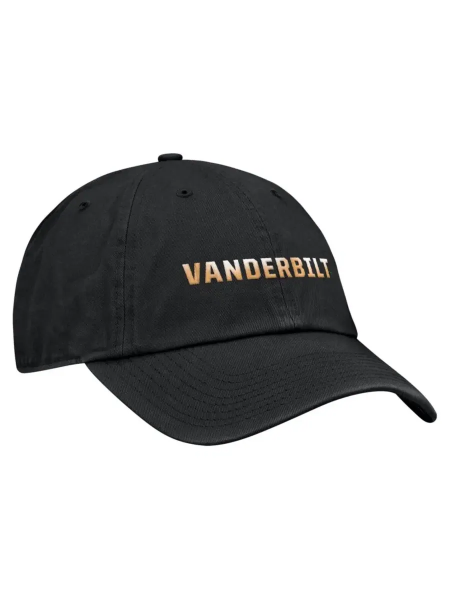 Бейсболка с вышивкой Vanderbilt Commodores Nike — изображение 2 из 3, черный