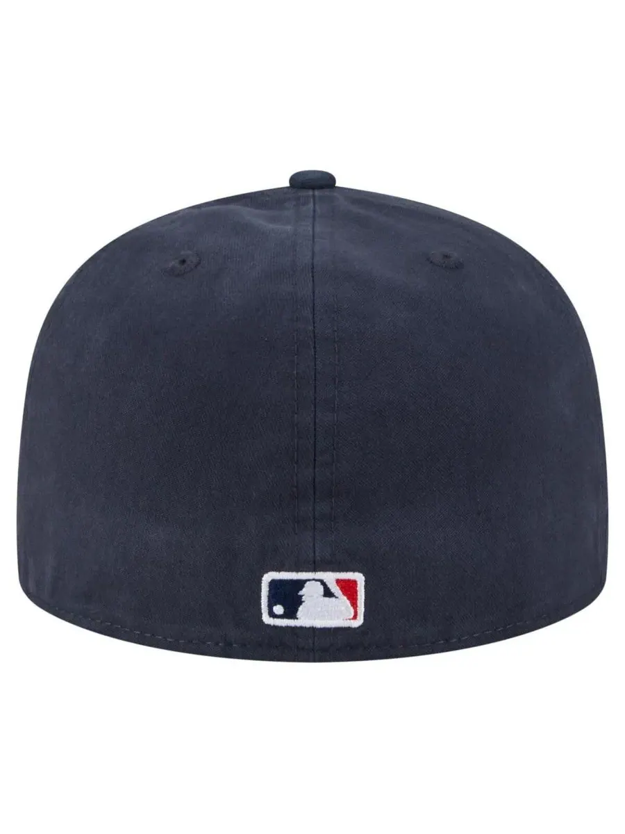 New Era Мужская темно-синяя бейсболка Boston Red Sox Championship Side Flag A-Frame 59FIFTY Fitted — изображение 2 из 4