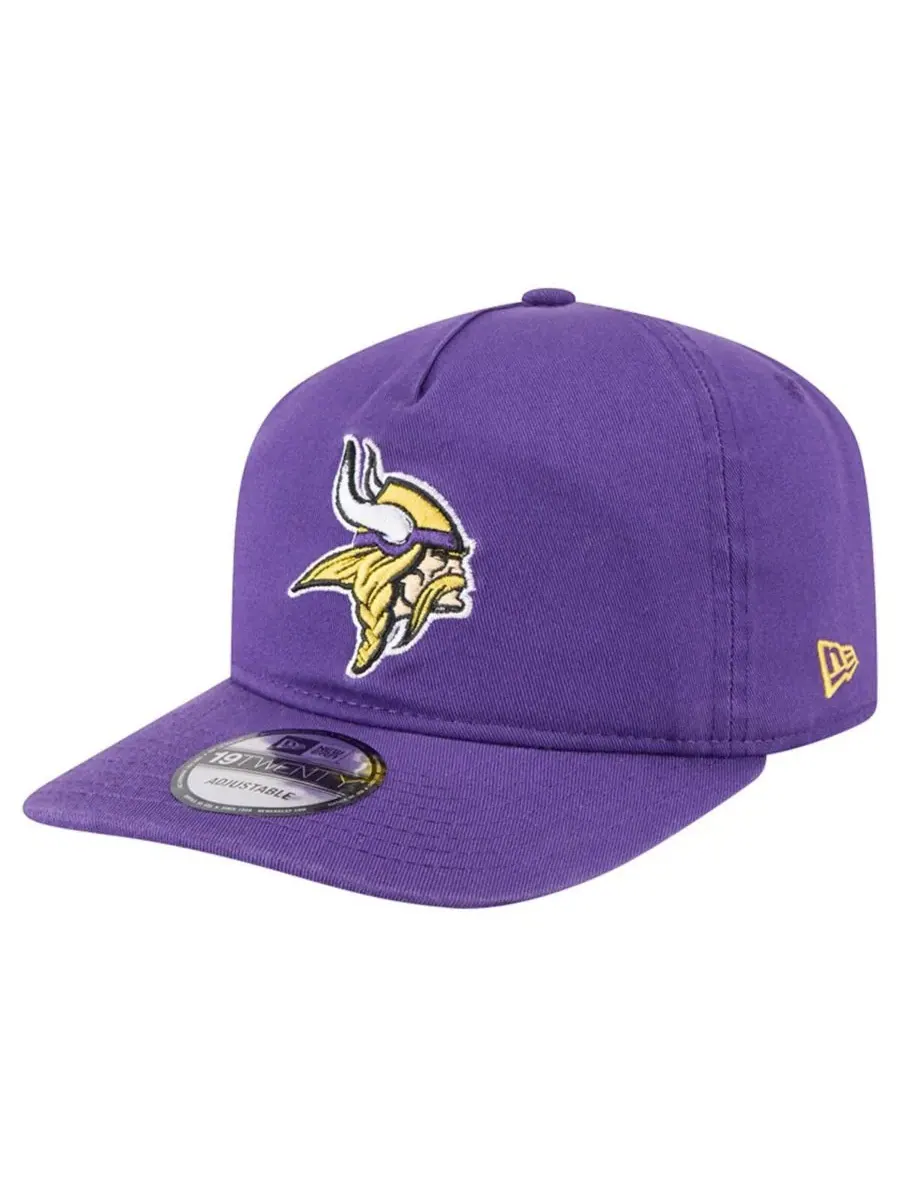 New Era Мужская фиолетовая регулируемая кепка Minnesota Vikings Team 19TWENTY