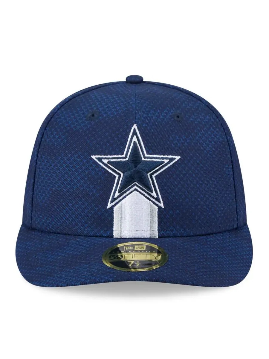 New Era Мужская темно-синяя бейсболка Dallas Cowboys 2024 Sideline Low Profile 59FIFTY Fitted Hat — изображение 4 из 4
