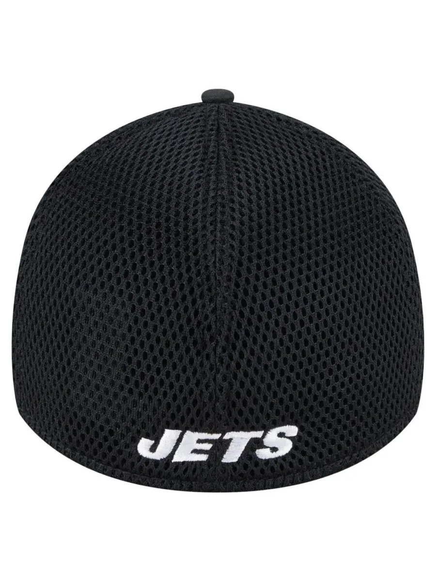 New Era Мужская черная кепка New York Jets Active Camo 39THIRTY Flex Hat — изображение 4 из 4, черный