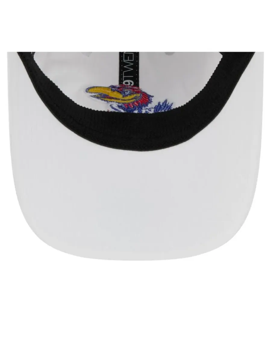 New Era Мужская белая регулируемая кепка Kansas Jayhawks Active Ripstop 9TWENTY — изображение 2 из 5, белый