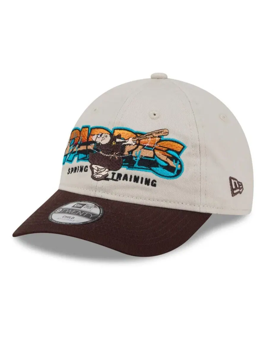 Детская бейсболка Big Boys and Girls Stone/Brown San Diego Padres 2026 Spring Training Fan Pack — изображение 3 из 4