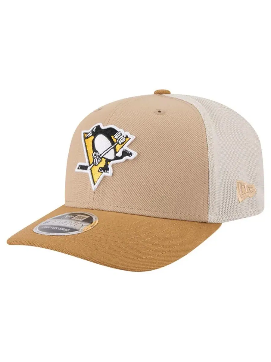 Кепка-тракер с вышивкой Pittsburgh Penguins New Era