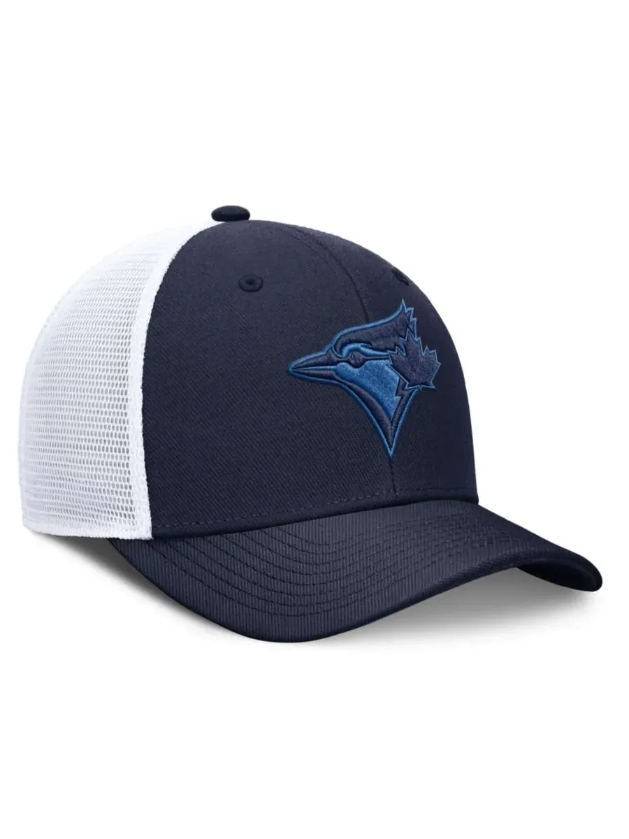 Кепка-тракер Nike Rise с вышитым логотипом Toronto Blue Jays — изображение 3 из 4, темно-синий белый