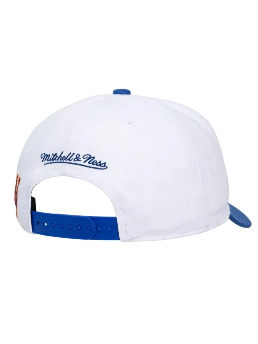 Бейсболка с вышивкой New York Mets Mitchell & Ness — изображение 3 из 5, белый