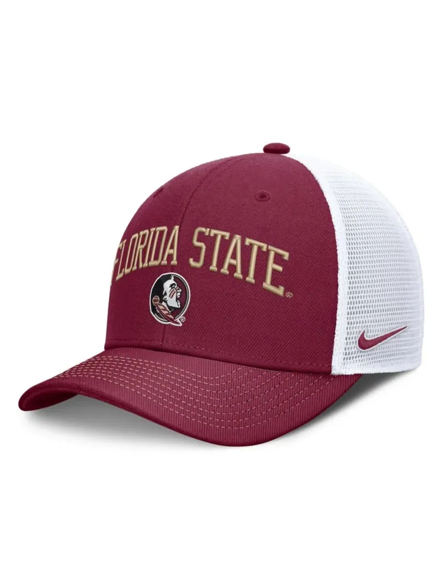 Кепка-тракер с вышивкой Florida State Seminoles Primetime Arched Nike