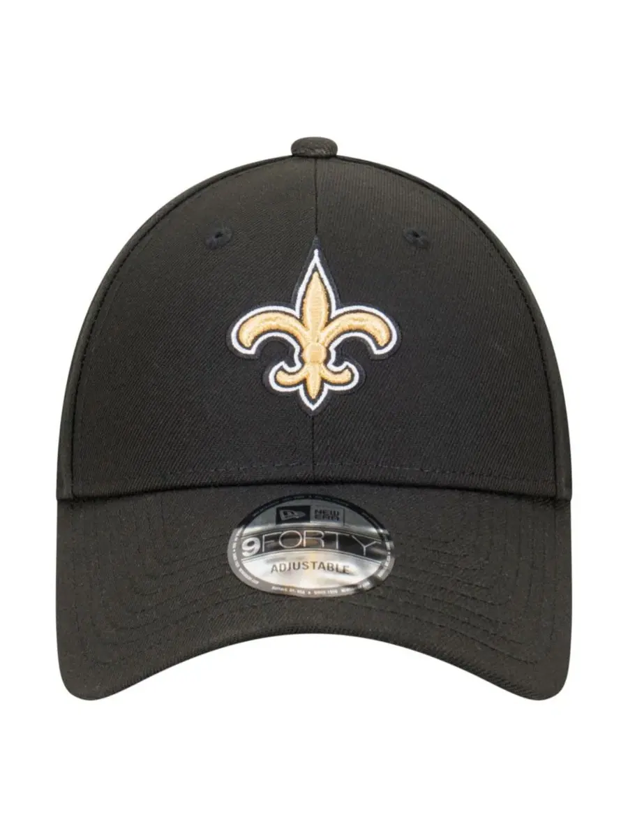 Кепка New Era New Orleans Saints Core Team 9FORTY — изображение 4 из 4, черный