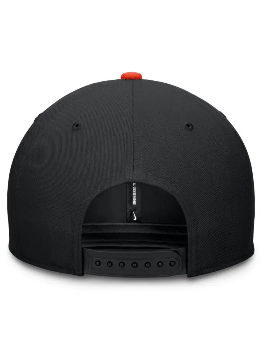 Бейсболка Nike Pro Dri-FIT с вышивкой San Francisco Giants — изображение 4 из 4, черный оранжевый