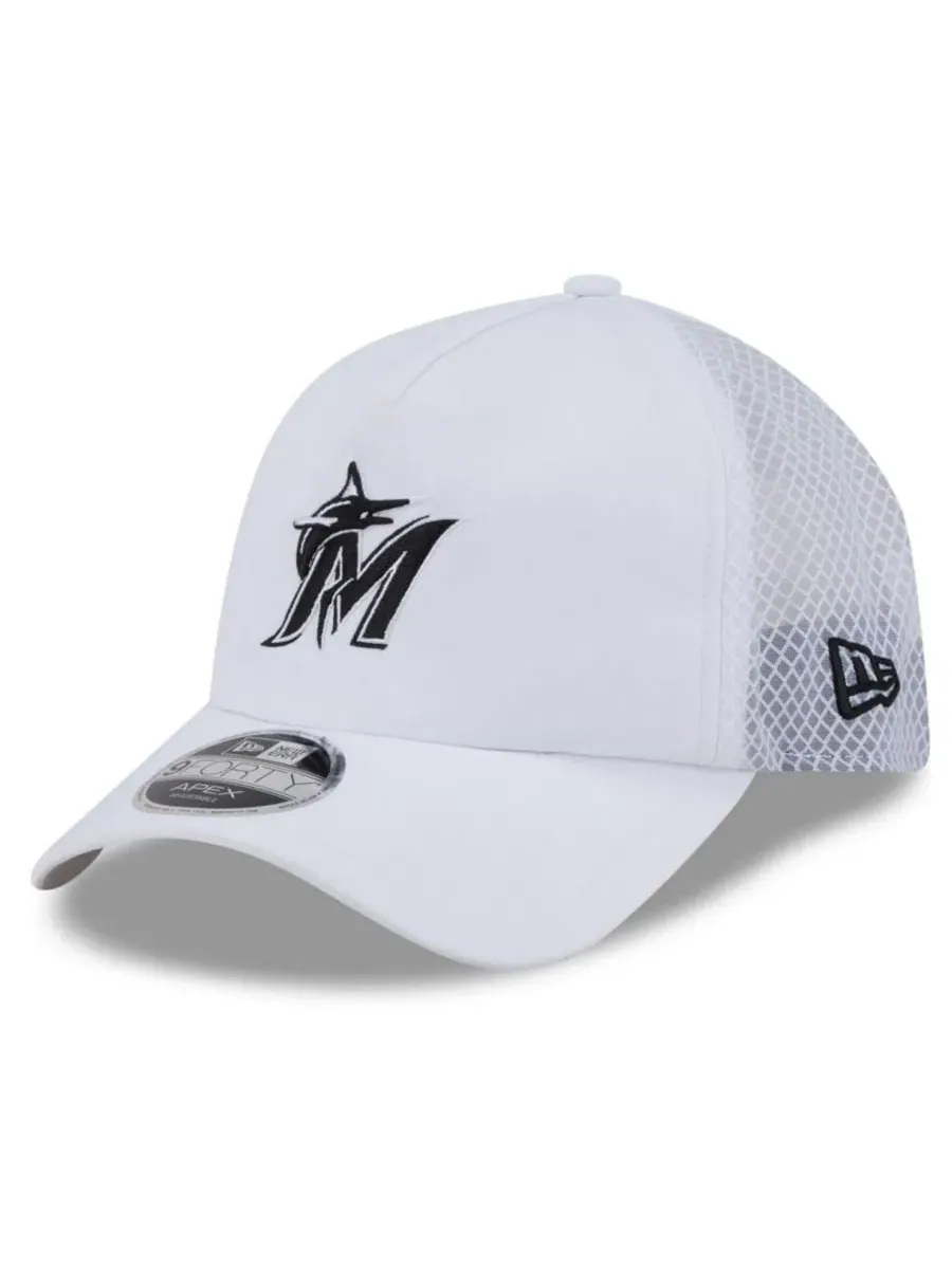 Бейсболка New Era с вышитым логотипом Miami Marlins