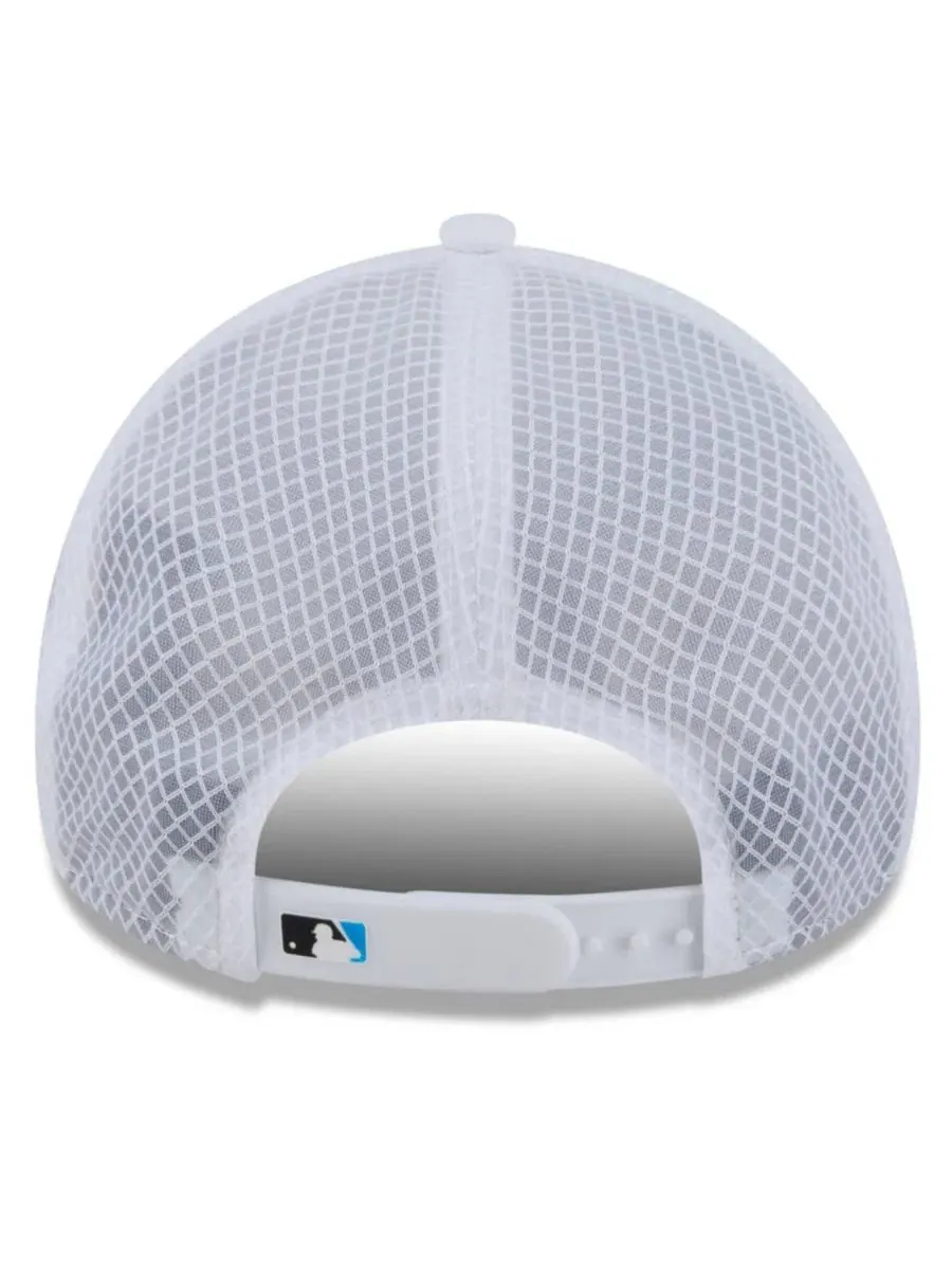 Бейсболка New Era с вышитым логотипом Miami Marlins — изображение 4 из 5, белый