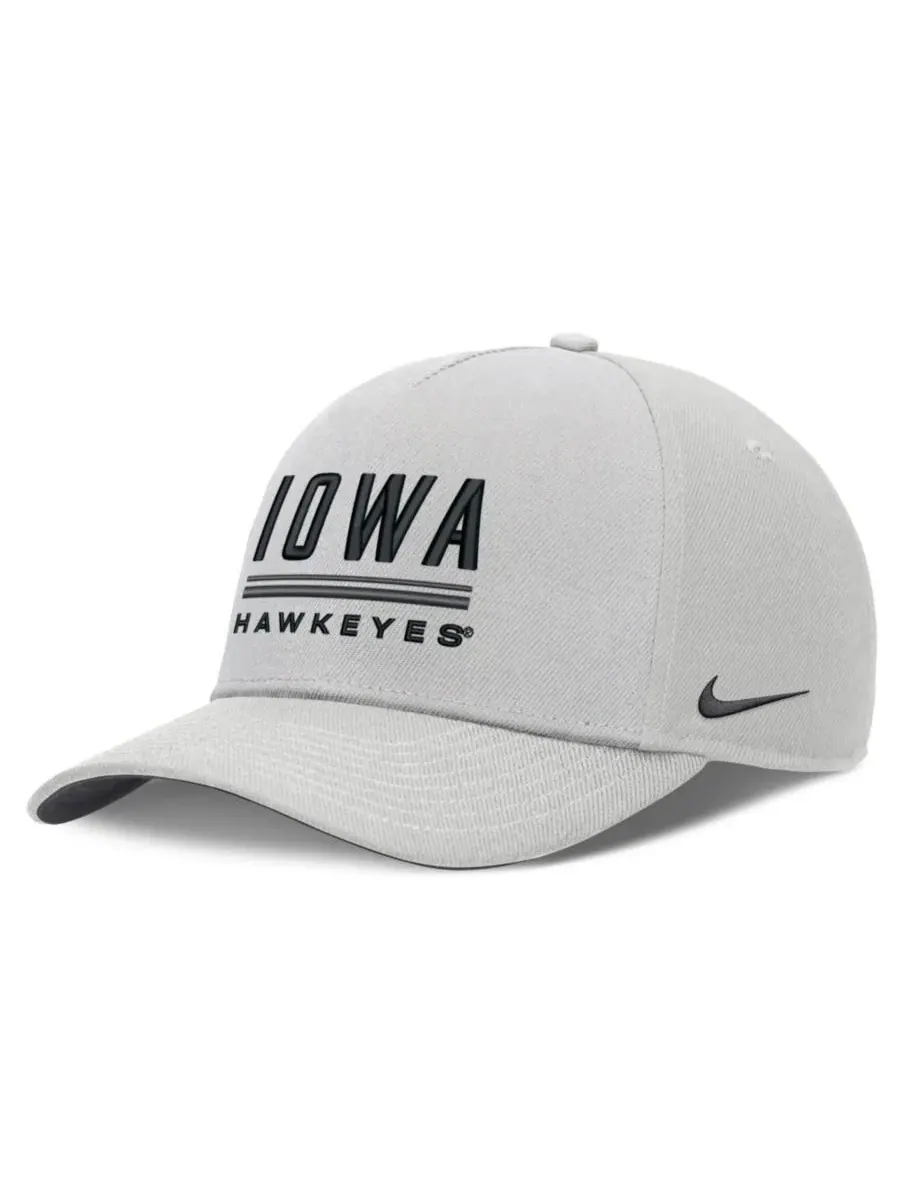 Бейсболка Nike с вышивкой Iowa Hawkeyes, модель 2026 Sideline Dri-FIT Rise