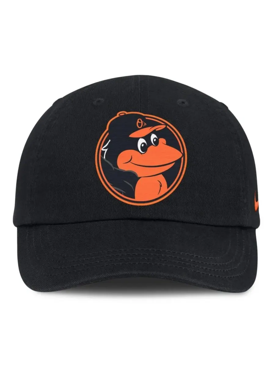 Бейсболка Nike Baltimore Orioles Mascot Club Flex Hat — изображение 2 из 4, черный