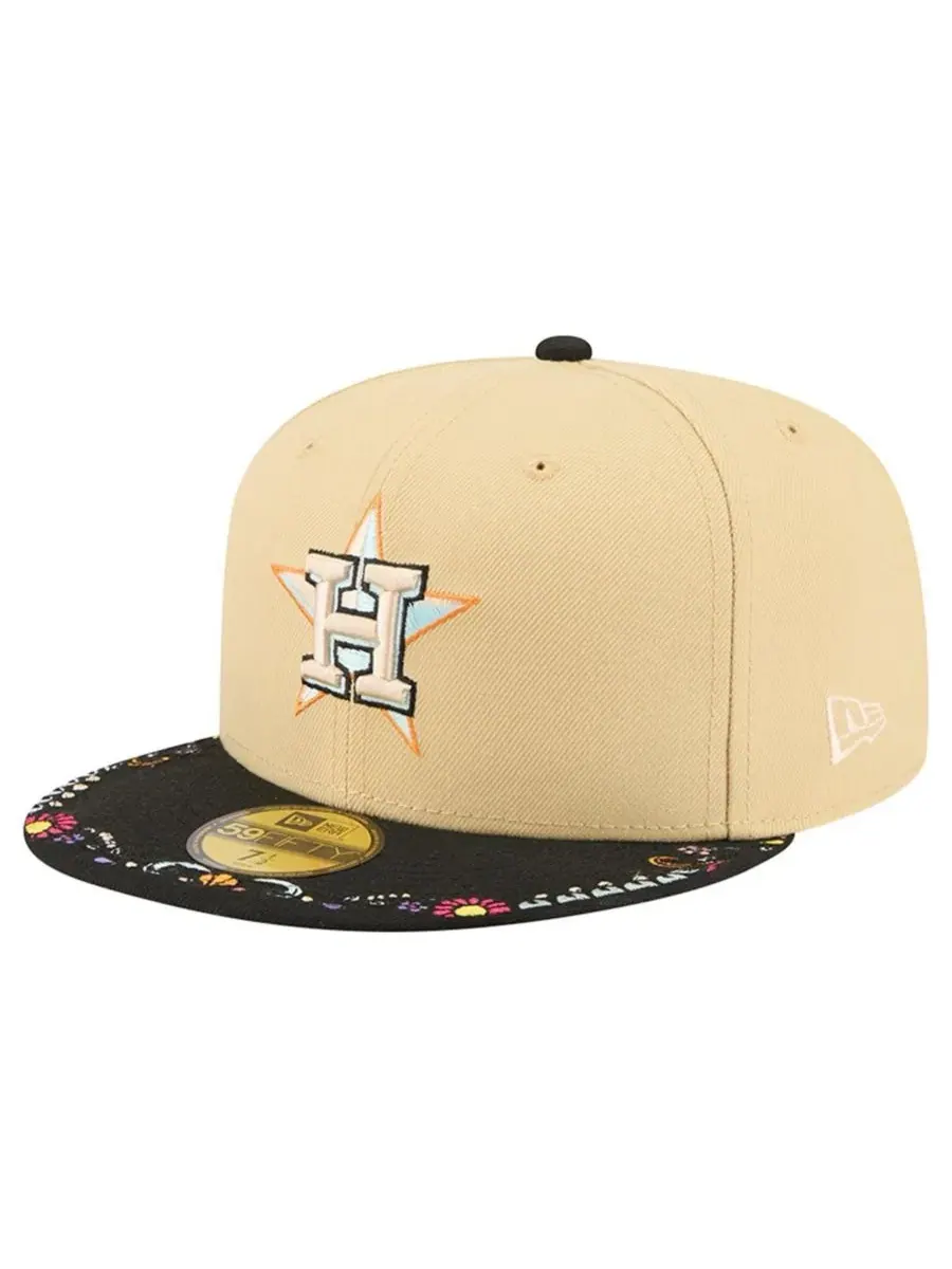 Кепка с вышивкой Houston Astros Two-Tone Embroidered Visor 59FIFTY New Era