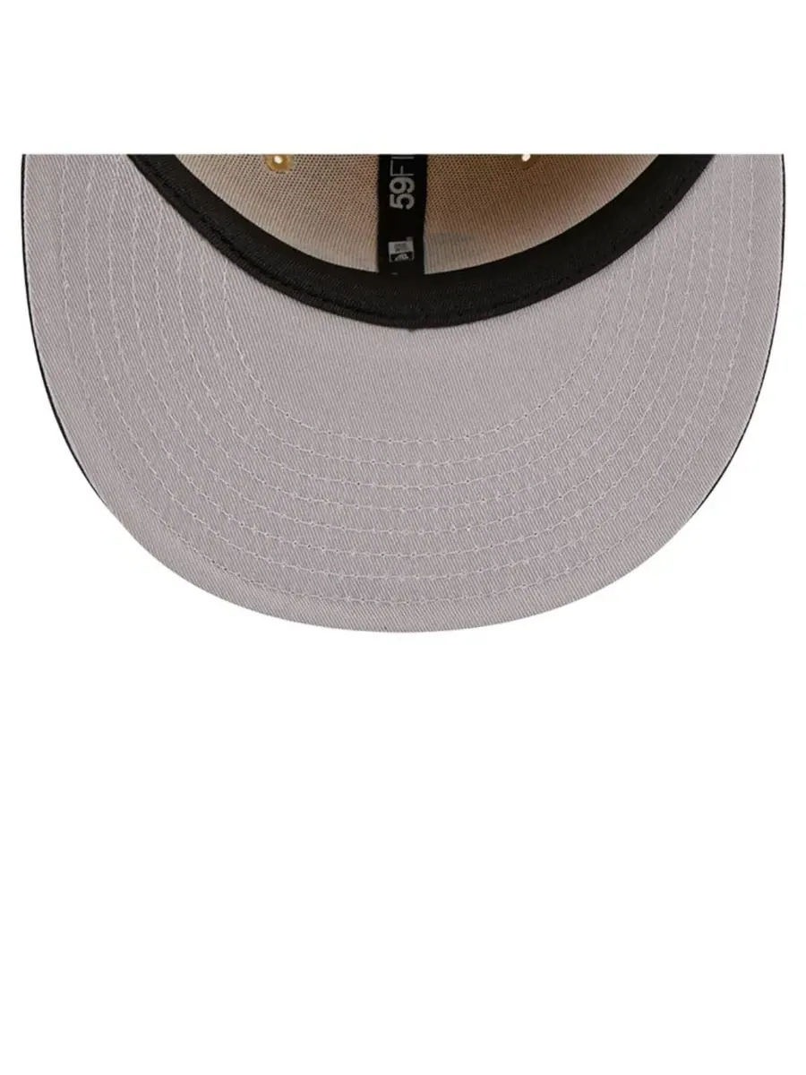 Кепка с вышивкой Houston Astros Two-Tone Embroidered Visor 59FIFTY New Era — изображение 5 из 5, светлый бежевый