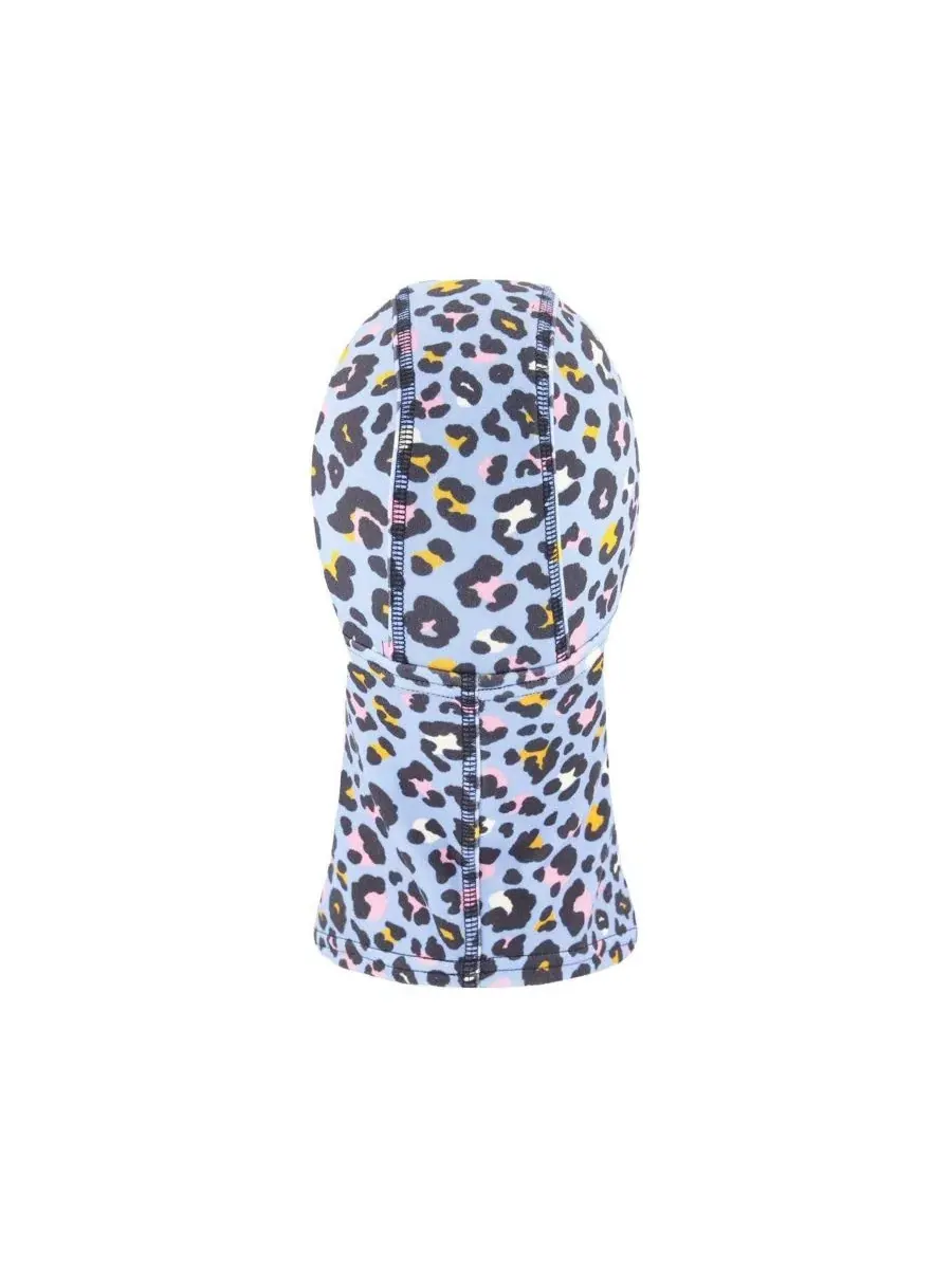 Балаклава с принтом леопарда Blue Leopard Print Deux par Deux — изображение 3 из 5, синий