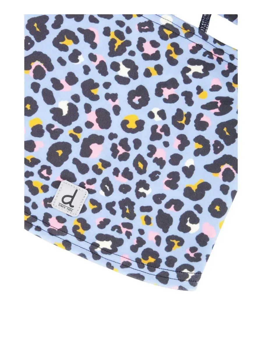 Балаклава с принтом леопарда Blue Leopard Print Deux par Deux — изображение 4 из 5, синий