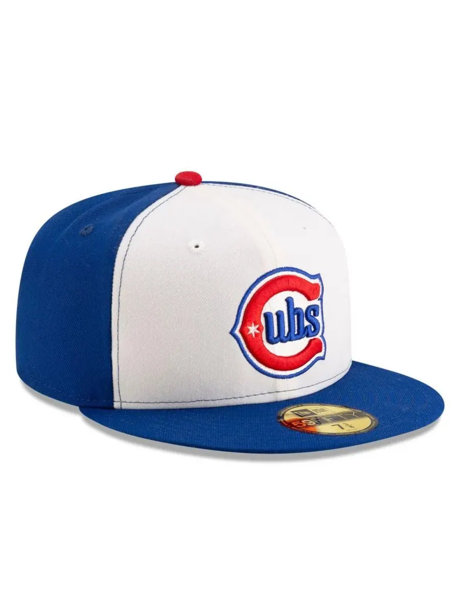 New Era Мужская бейсболка Chicago Cubs Alternate Authentic Collection On-Field 59FIFTY — изображение 3 из 4, белый