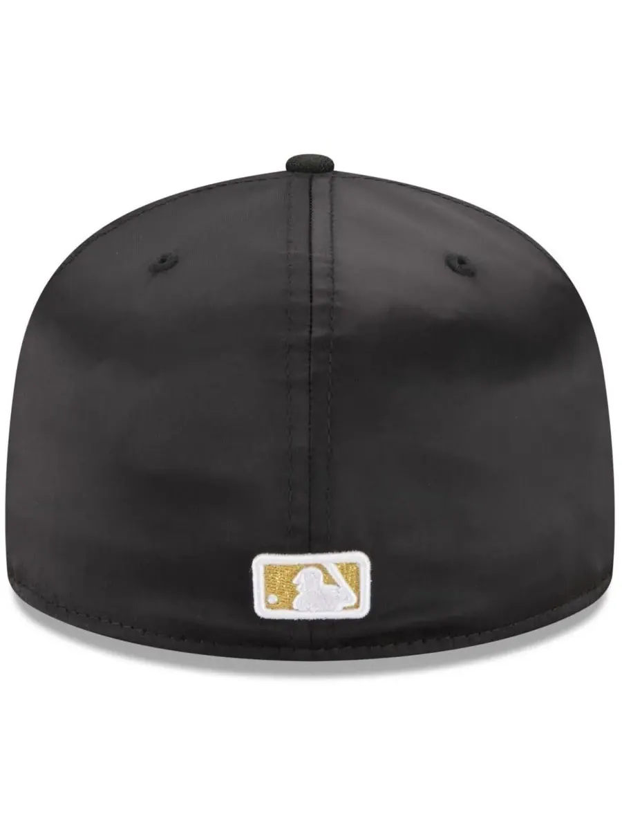 New Era Мужская черная бейсболка Chicago White Sox 2025 59FIFTY Day Gold Leaf 59FIFTY Fitted Hat — изображение 4 из 4, черный