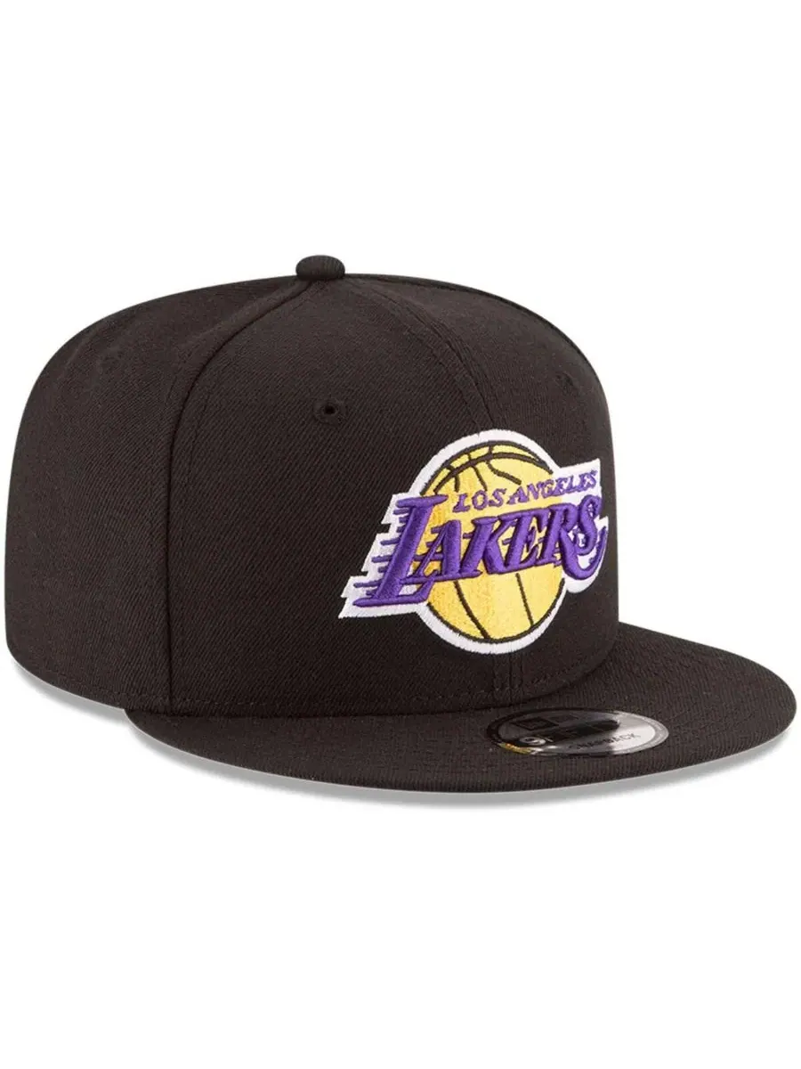 Мужская черная бейсболка Los Angeles Lakers в официальной командной расцветке 9FIFTY с регулируемой — изображение 3 из 3