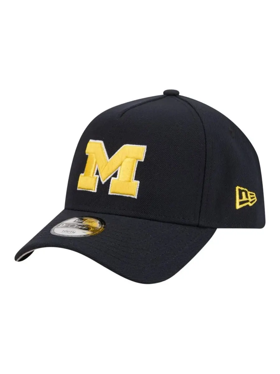 Бейсболка New Era 9FORTY A-Frame с вышивкой Michigan Wolverines