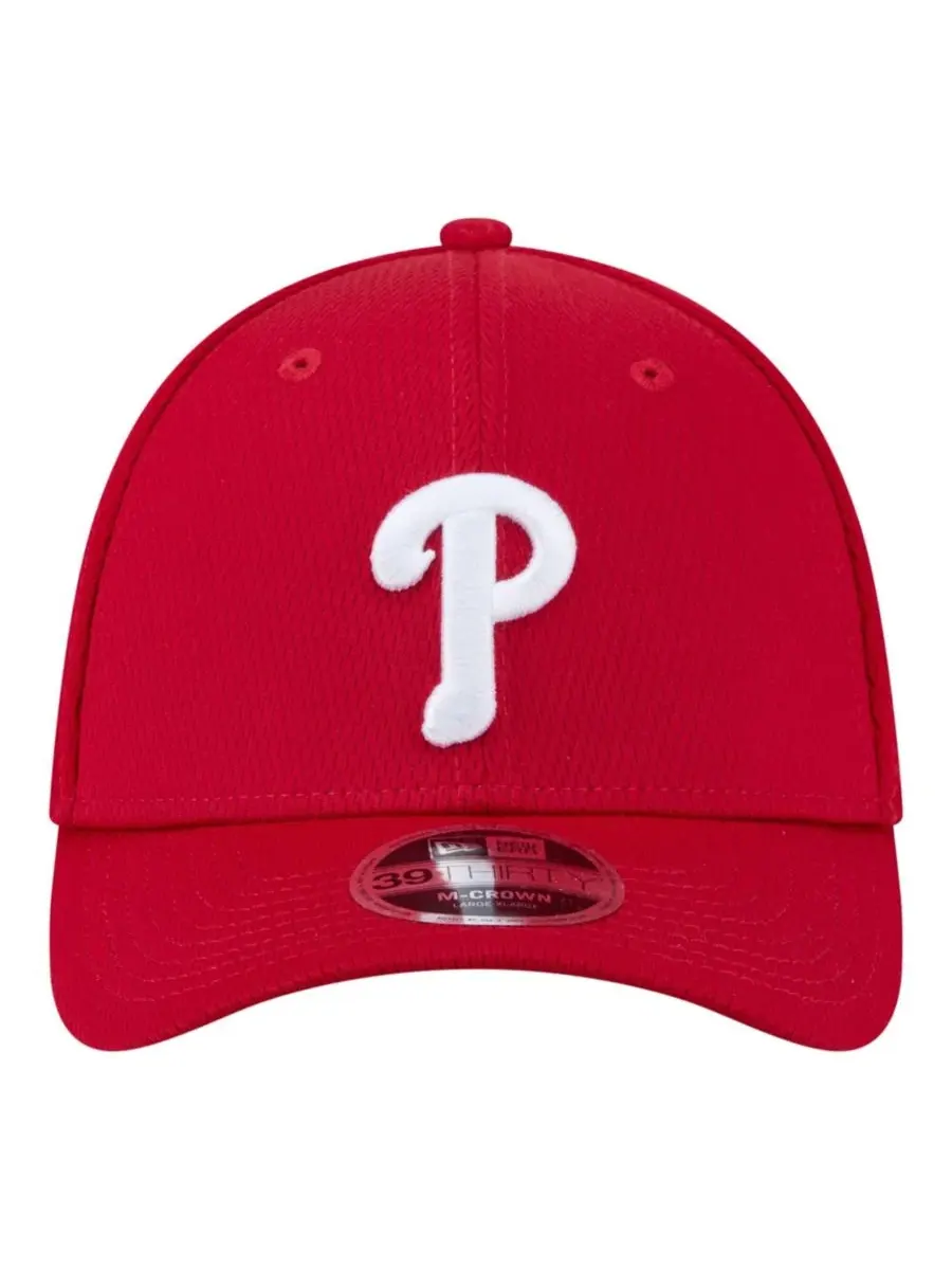 Бейсболка New Era с вышивкой Philadelphia Phillies — изображение 2 из 5, красный