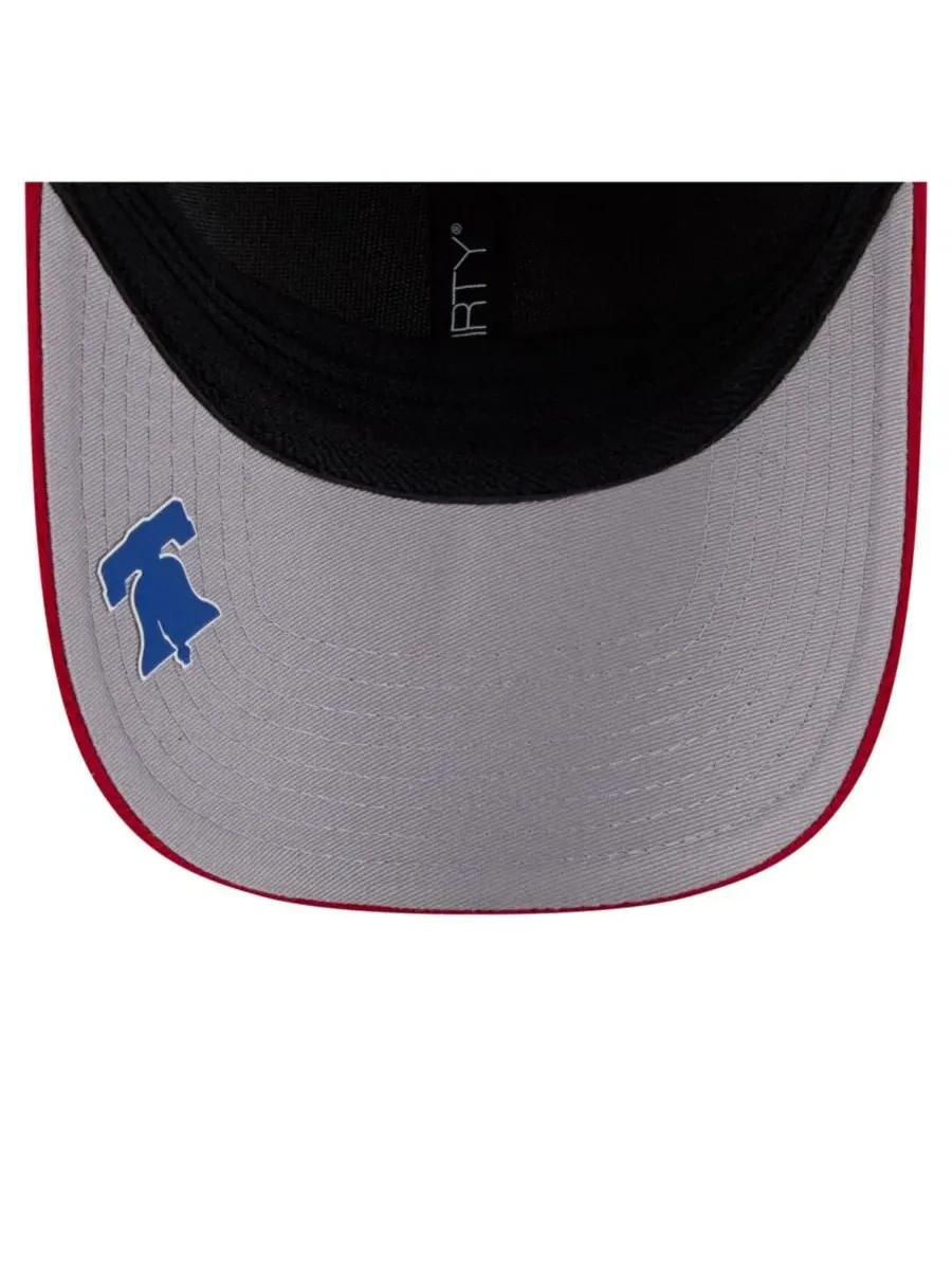 Бейсболка New Era с вышивкой Philadelphia Phillies — изображение 5 из 5, красный