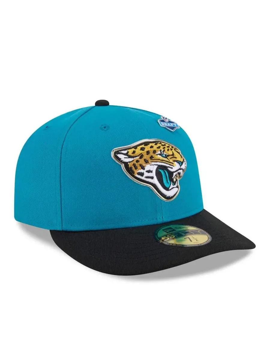 Кепка с высокой тульей 59FIFTY с принтом Jacksonville Jaguars New Era — изображение 3 из 5, черный